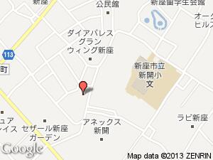 東裏公園の地図