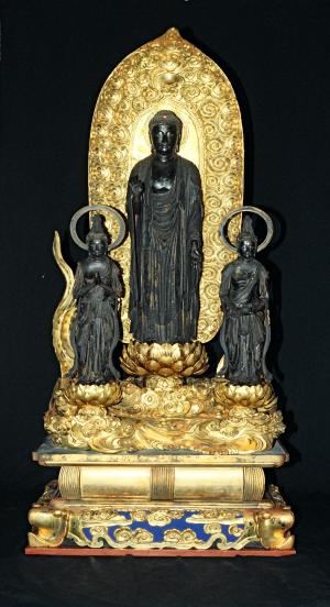 木造阿弥陀如来及び観音・勢至両菩薩立像